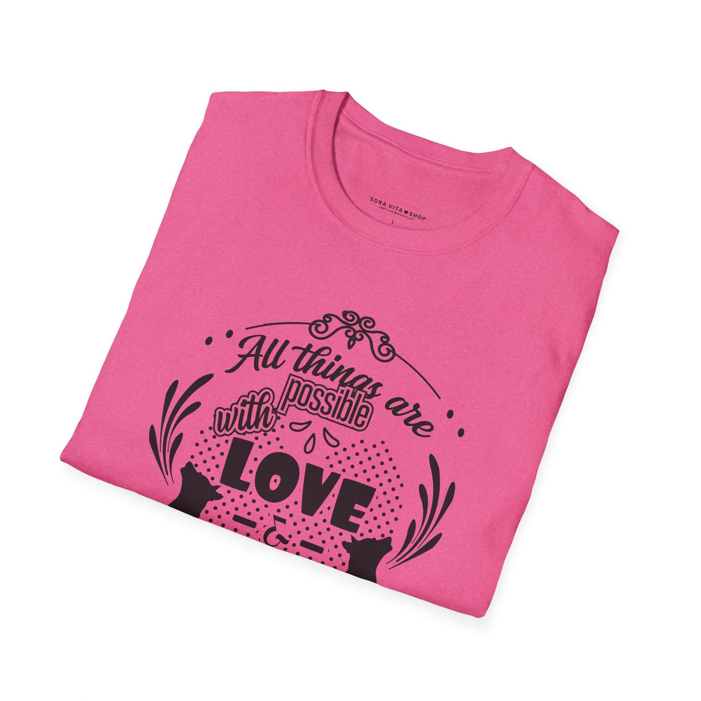 Dog Lover’s Quote Tee | Softstyle Comfort for Pet Parents, Dog Walkers & Everyday Animal Lovers