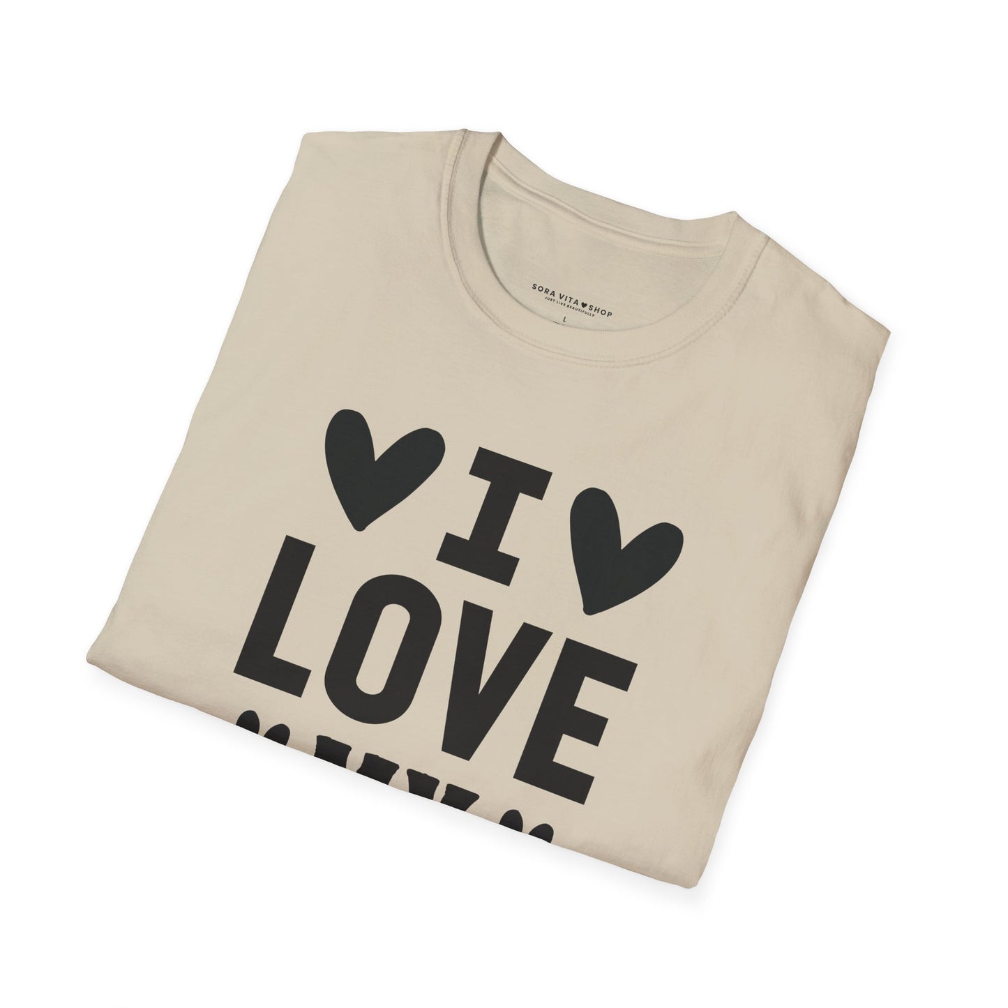 I Love My Dog Softstyle Tee | Unisex Comfort for Pet Parents, Dog Moms & Everyday Animal Lovers