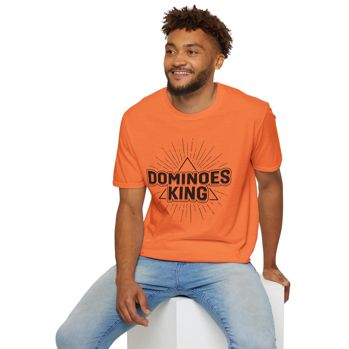 Dominoes King Softstyle Tee – Game Night Champion Style, All‑Day Comfort, Perfect Gift for Domino Lovers & Board Game Fans