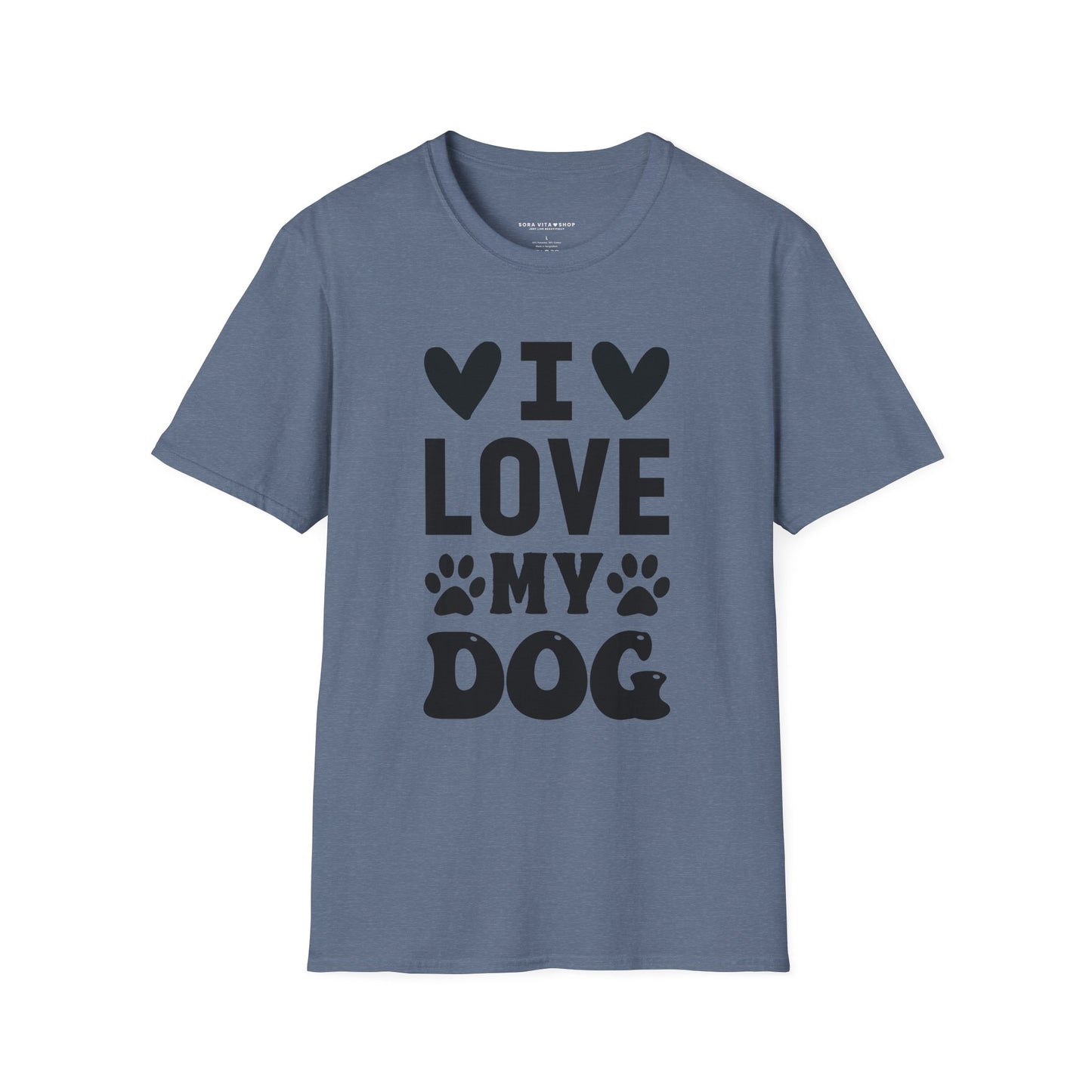 I Love My Dog Softstyle Tee | Unisex Comfort for Pet Parents, Dog Moms & Everyday Animal Lovers