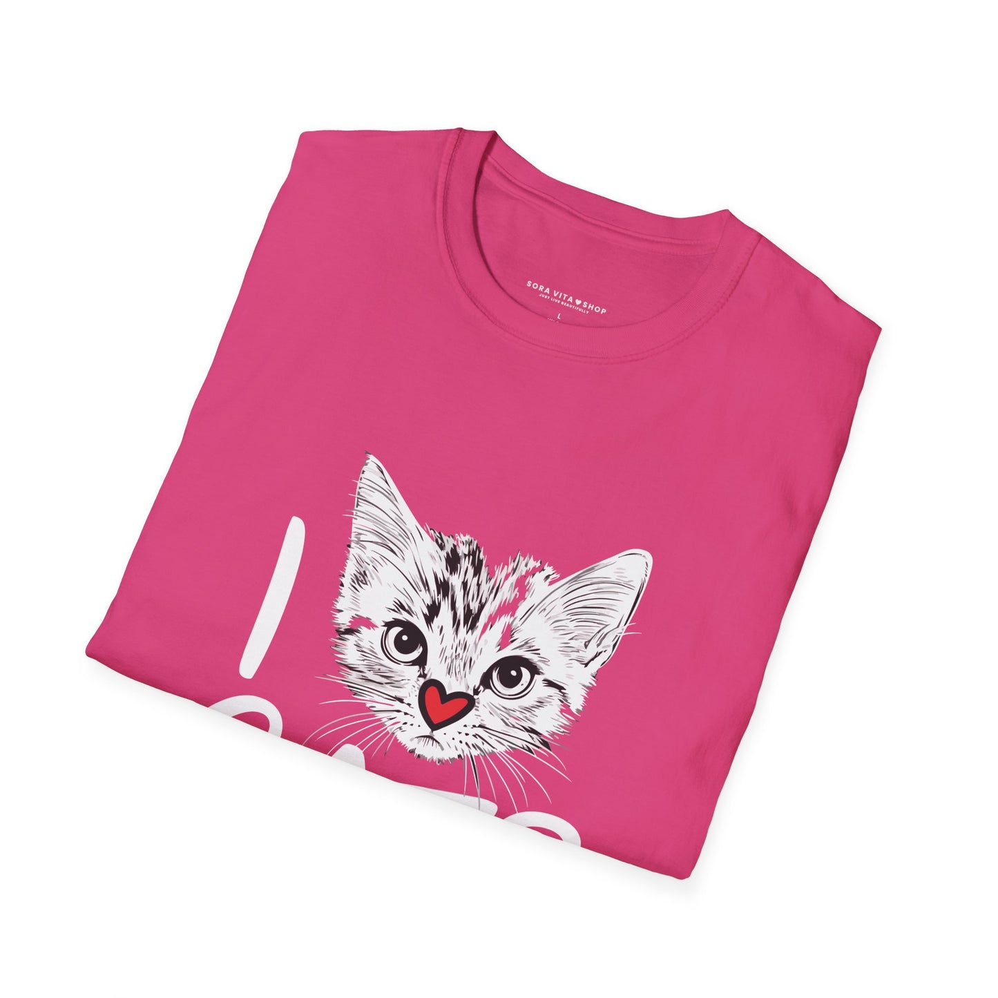 I CATS Funny Tee | Softstyle Comfort for Cat Lovers, Pet Owners & Everyday Durability
