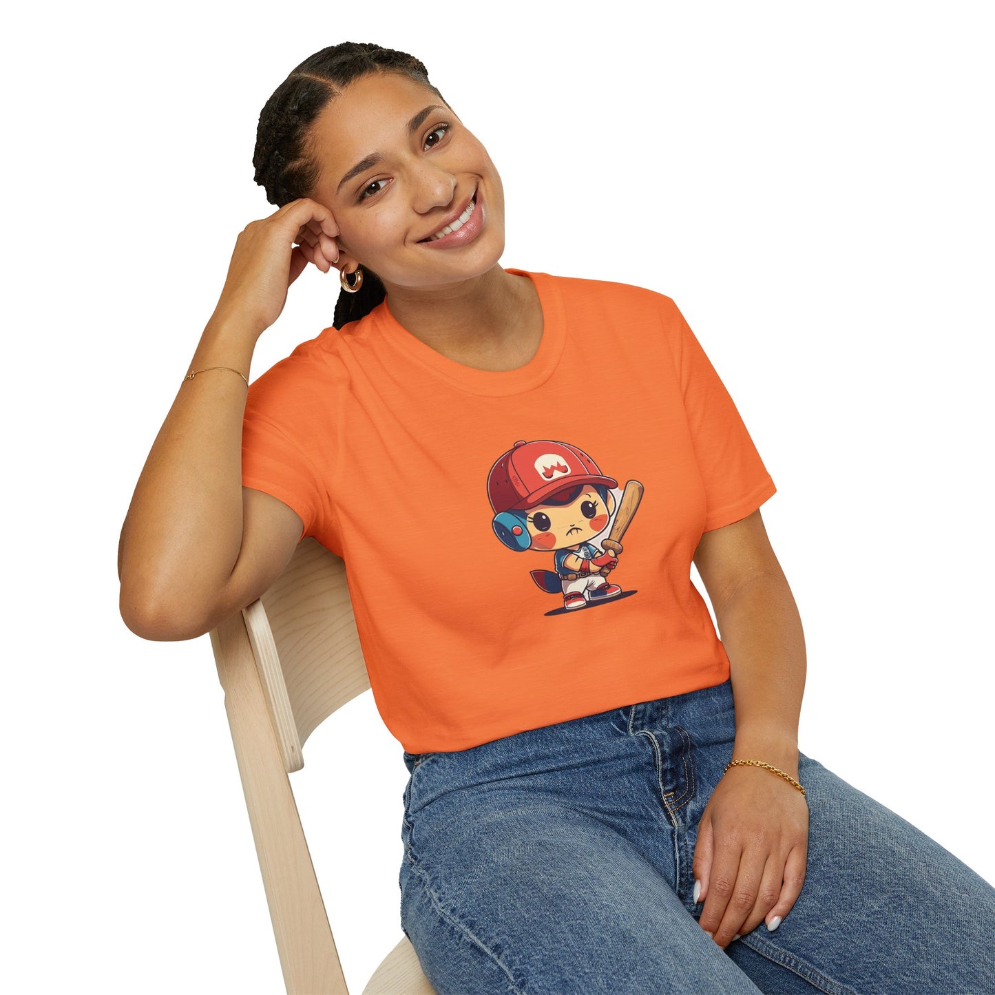 Cute Baseball Kid Softstyle Tee ⚾ | Playful Unisex Comfort for Sports Lovers, Summer Fun & Everyday Joy