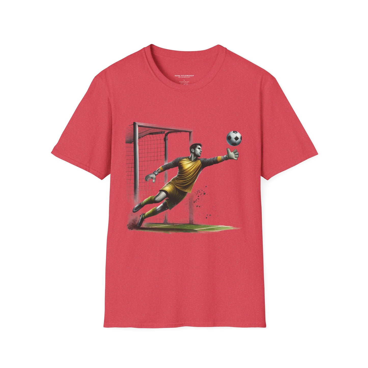 Goalkeeper Soccer Softstyle Tee – Bold Game‑Day Energy, All‑Day Comfort, Perfect Gift for Football Fans & Sports Lovers