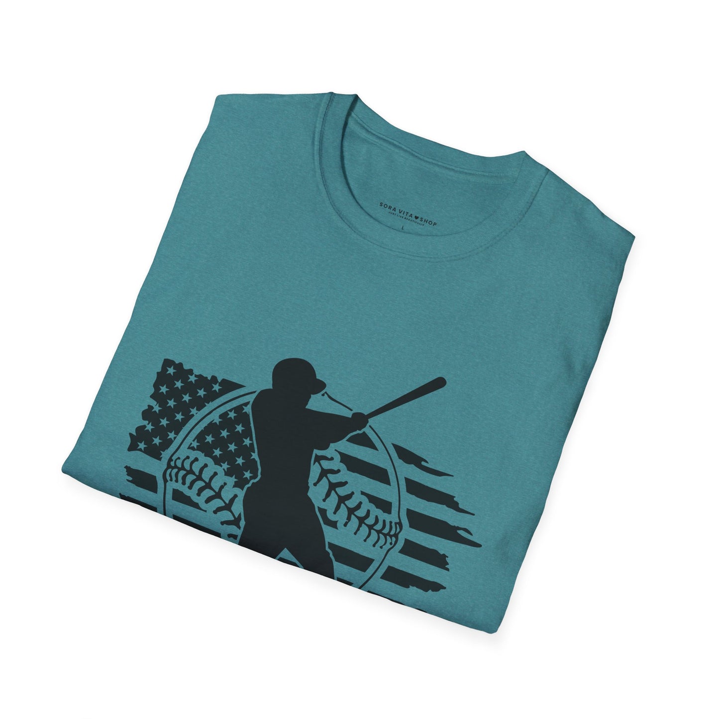 Home Run Comfort – Baseball Fan Unisex Softstyle Tee | All‑Day Wear, Game‑Day Energy, Perfect Gift for Lovers Players
