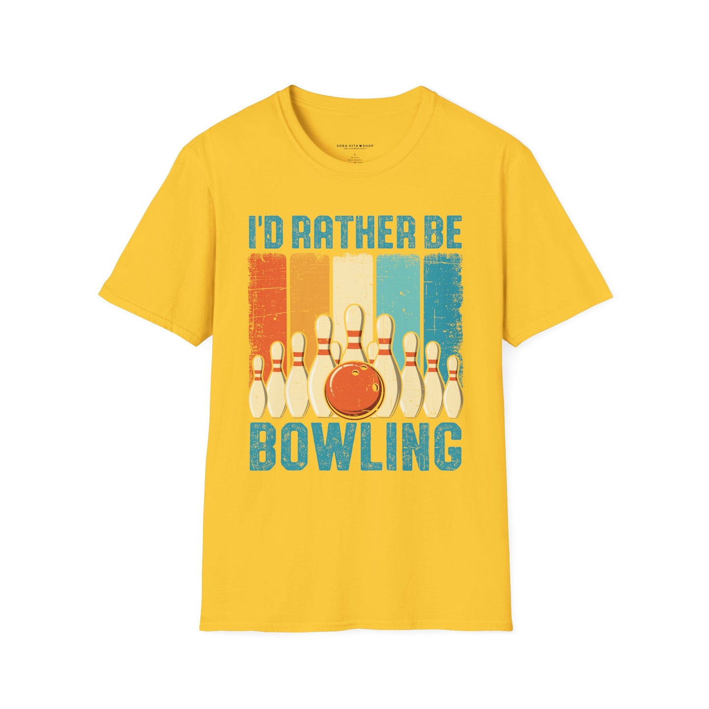 I’d Rather Be Bowling Softstyle Tee – All‑Day Comfort, Fun Game Night Vibes, Perfect Gift for Bowlers & League Legends