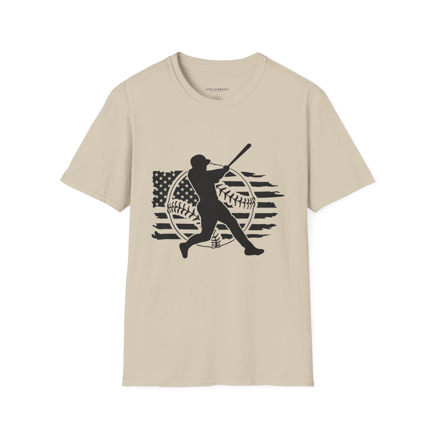 Home Run Comfort – Baseball Fan Unisex Softstyle Tee | All‑Day Wear, Game‑Day Energy, Perfect Gift for Lovers Players