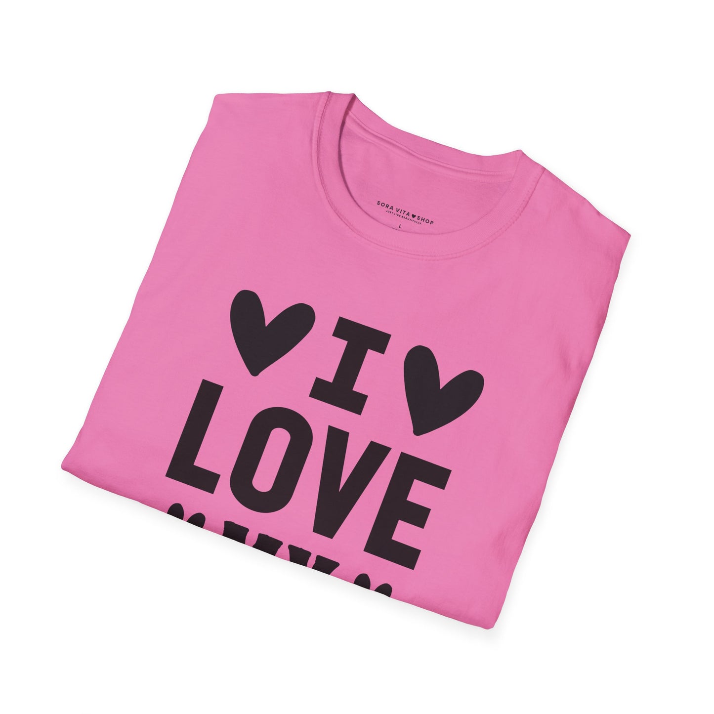 I Love My Dog Softstyle Tee | Unisex Comfort for Pet Parents, Dog Moms & Everyday Animal Lovers