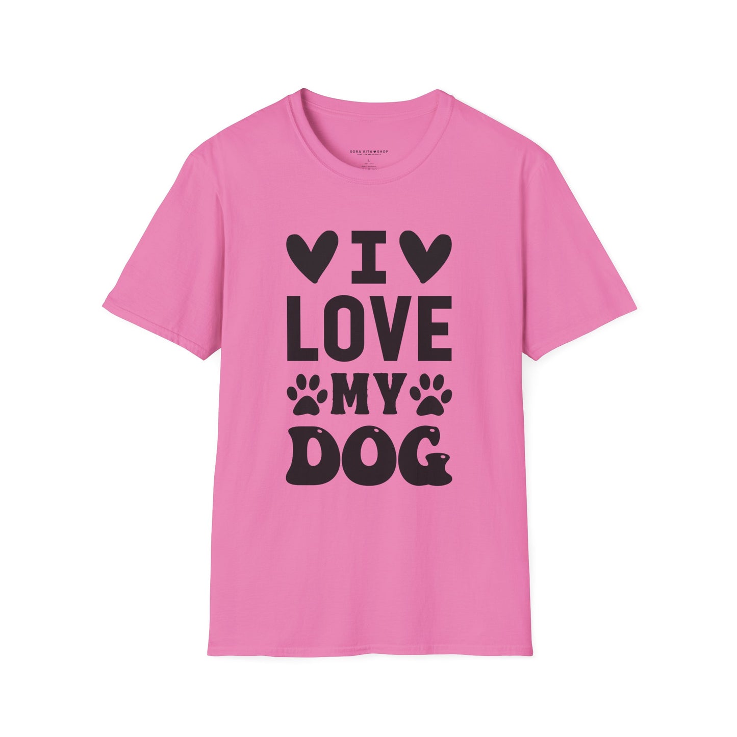 I Love My Dog Softstyle Tee | Unisex Comfort for Pet Parents, Dog Moms & Everyday Animal Lovers