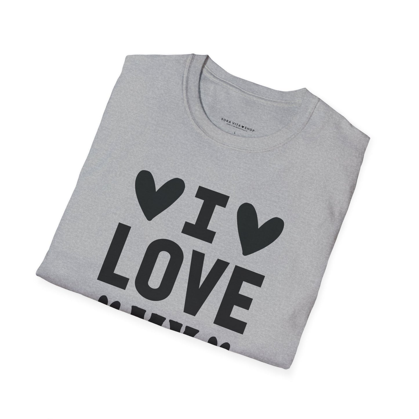 I Love My Dog Softstyle Tee | Unisex Comfort for Pet Parents, Dog Moms & Everyday Animal Lovers