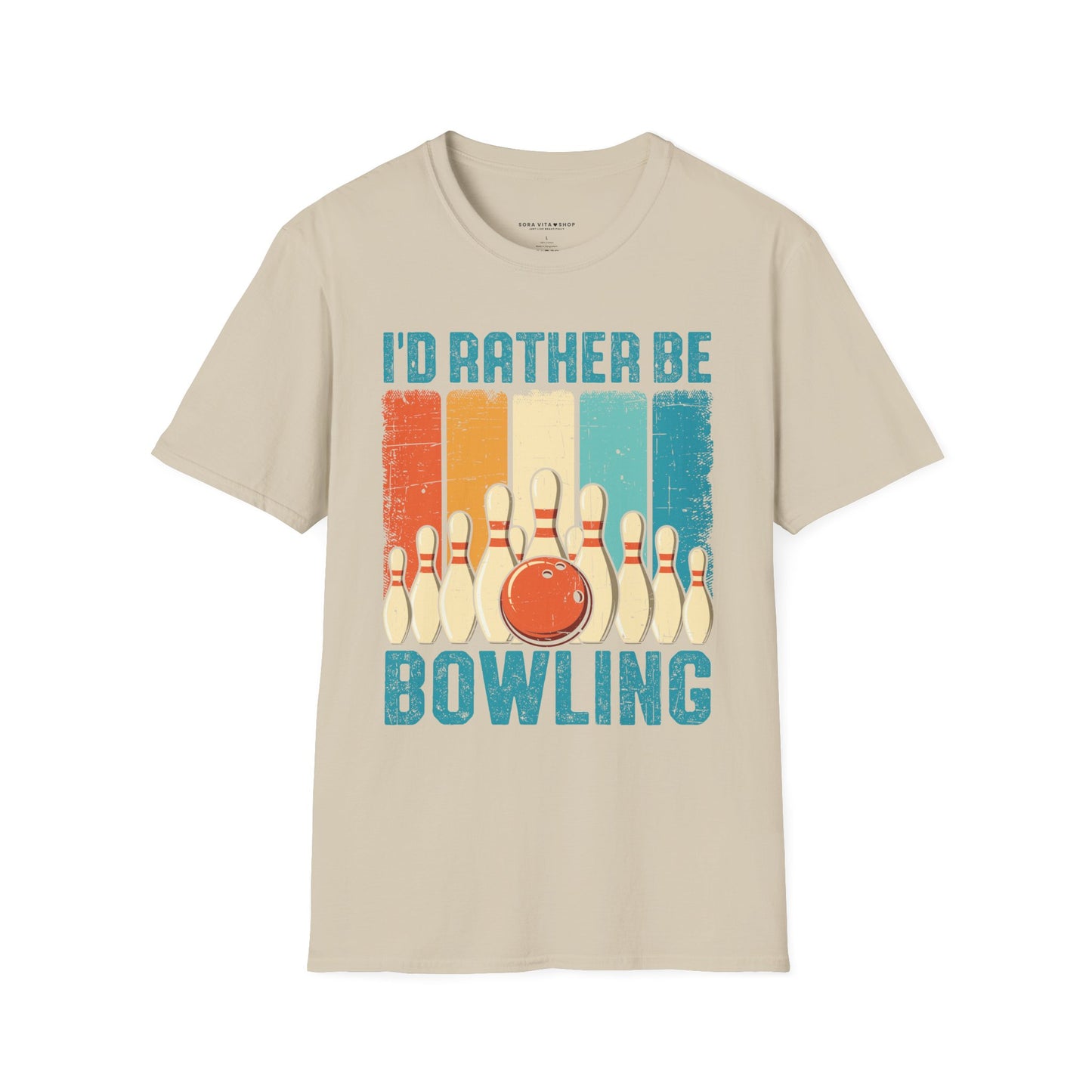 I’d Rather Be Bowling Softstyle Tee – All‑Day Comfort, Fun Game Night Vibes, Perfect Gift for Bowlers & League Legends