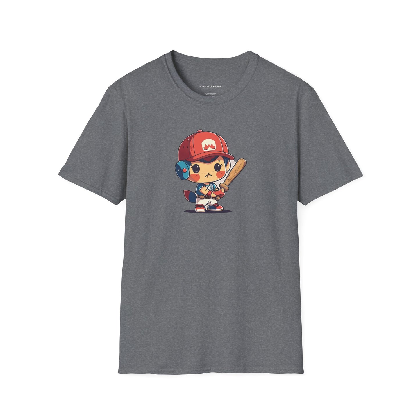 Cute Baseball Kid Softstyle Tee ⚾ | Playful Unisex Comfort for Sports Lovers, Summer Fun & Everyday Joy