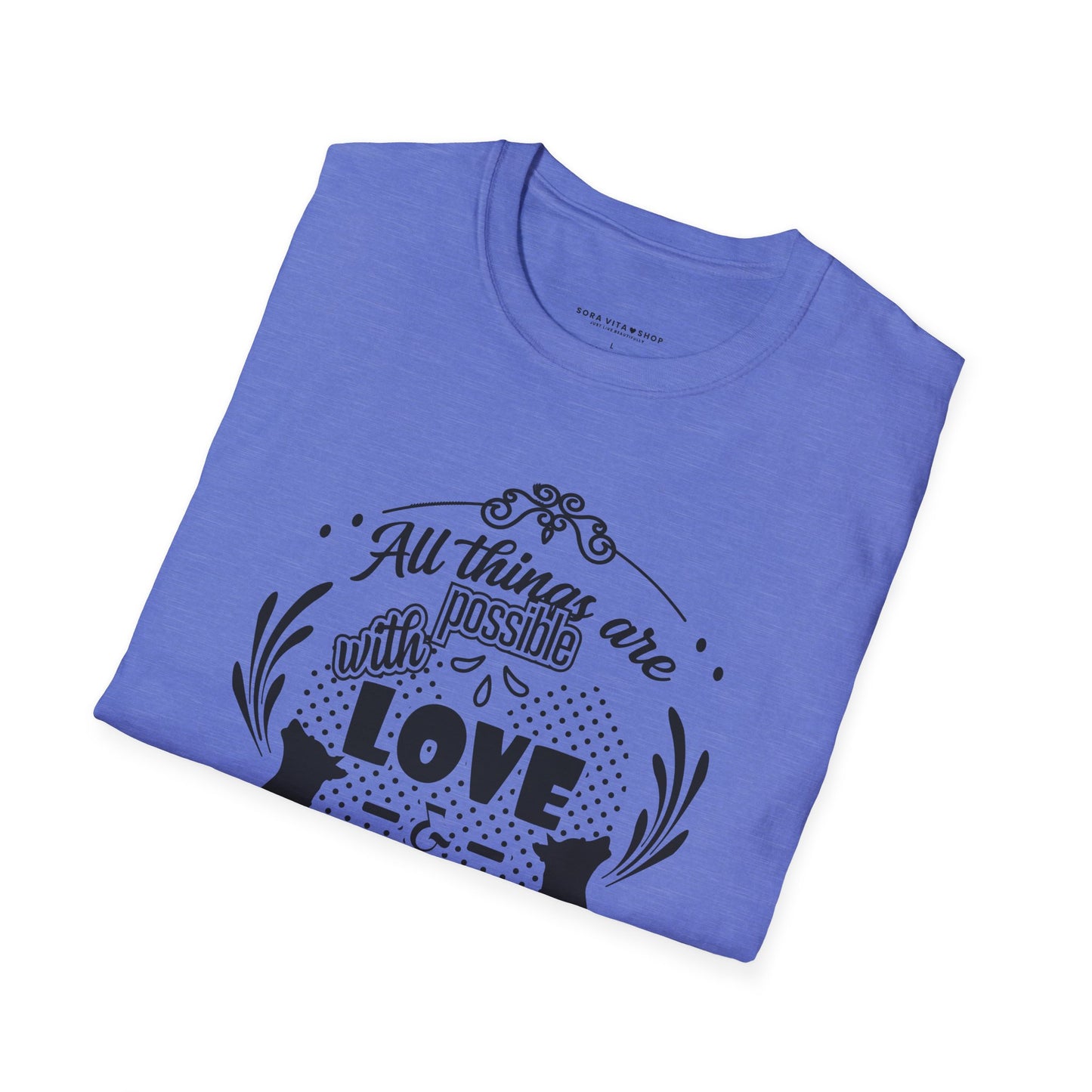 Dog Lover’s Quote Tee | Softstyle Comfort for Pet Parents, Dog Walkers & Everyday Animal Lovers