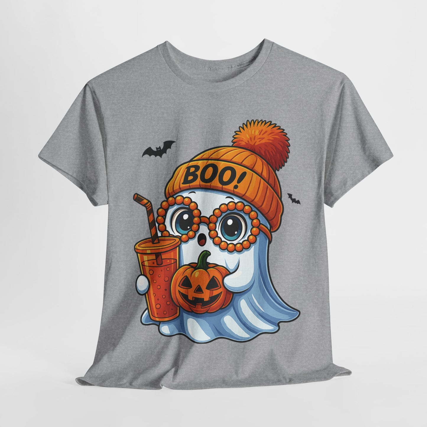 Boo‑tiful Ghost Halloween Tee 👻 | Spooky‑Cute Unisex Heavy Cotton Comfort for Fall Fun & Festive Vibes