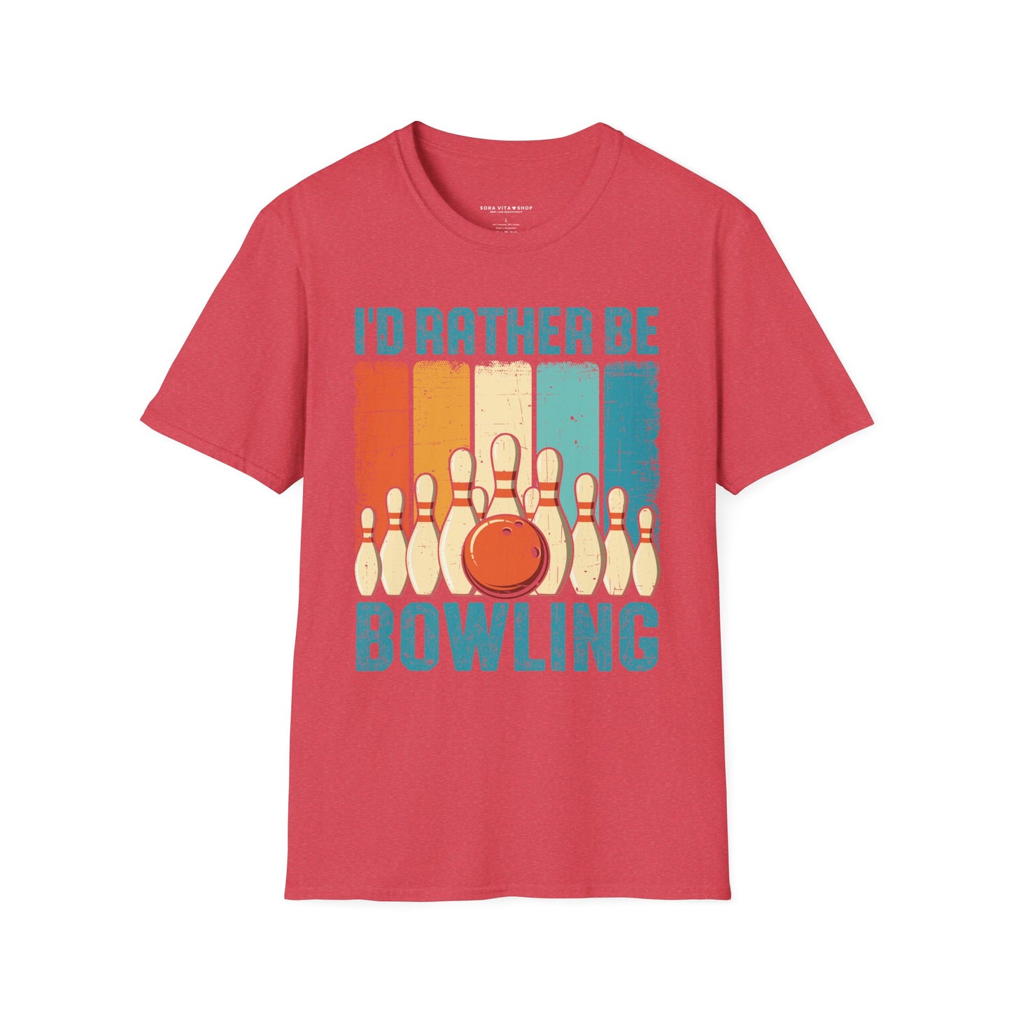 I’d Rather Be Bowling Softstyle Tee – All‑Day Comfort, Fun Game Night Vibes, Perfect Gift for Bowlers & League Legends