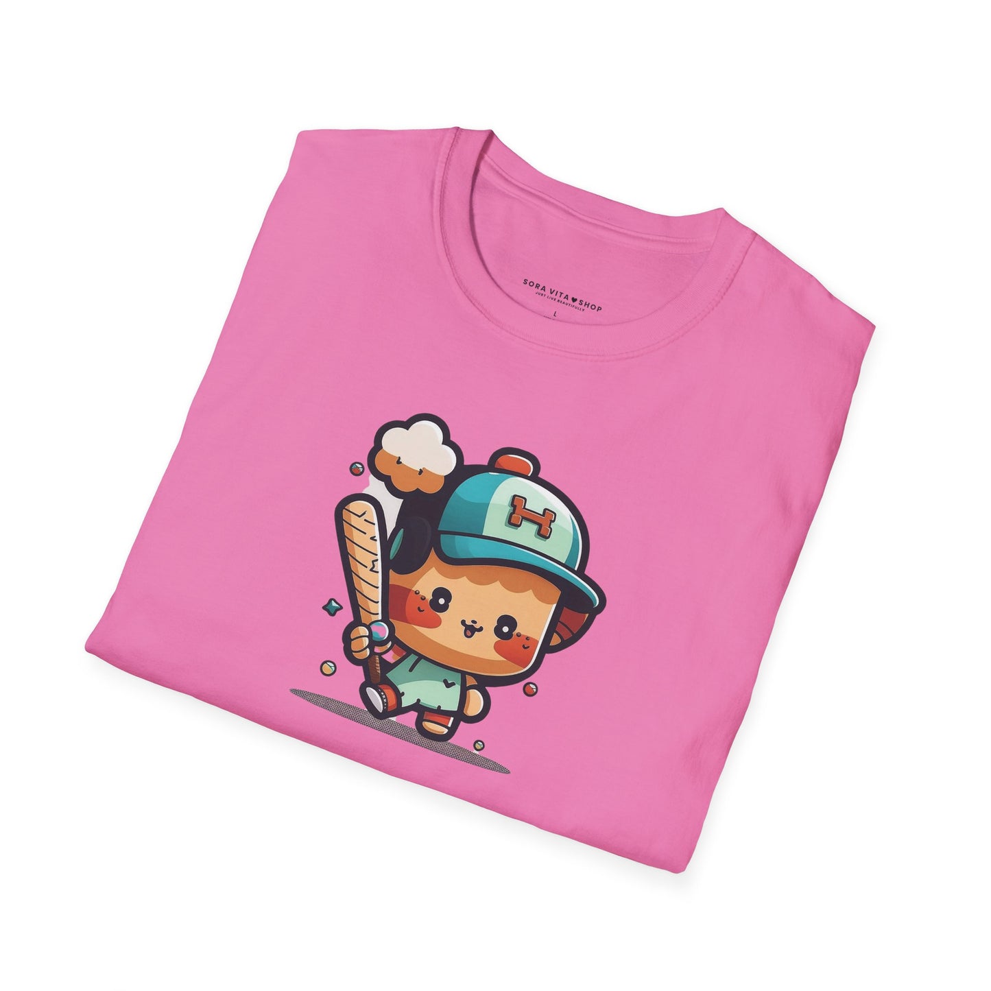 Cute Kid’s Baseball Softstyle Tee | Fun Unisex Comfort for Summer Play, Sports Fans & Everyday Joy