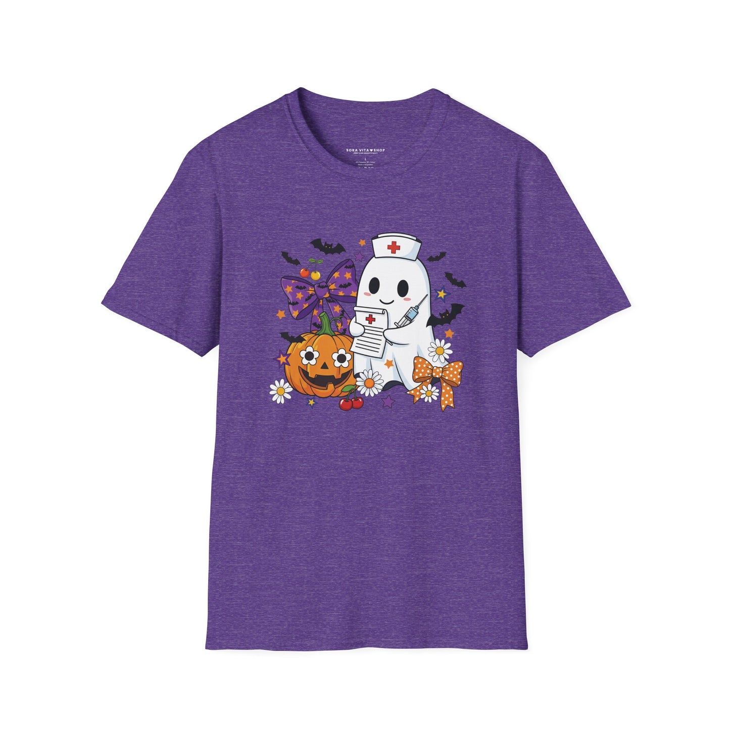 Halloween Ghost Tee – Cute & Spooky Unisex Shirt for Trick‑or‑Treat Fun and Fall Festivities