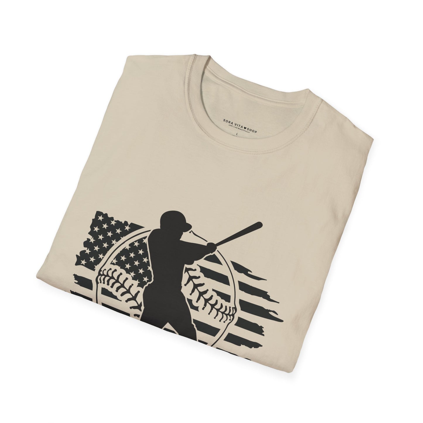 Home Run Comfort – Baseball Fan Unisex Softstyle Tee | All‑Day Wear, Game‑Day Energy, Perfect Gift for Lovers Players