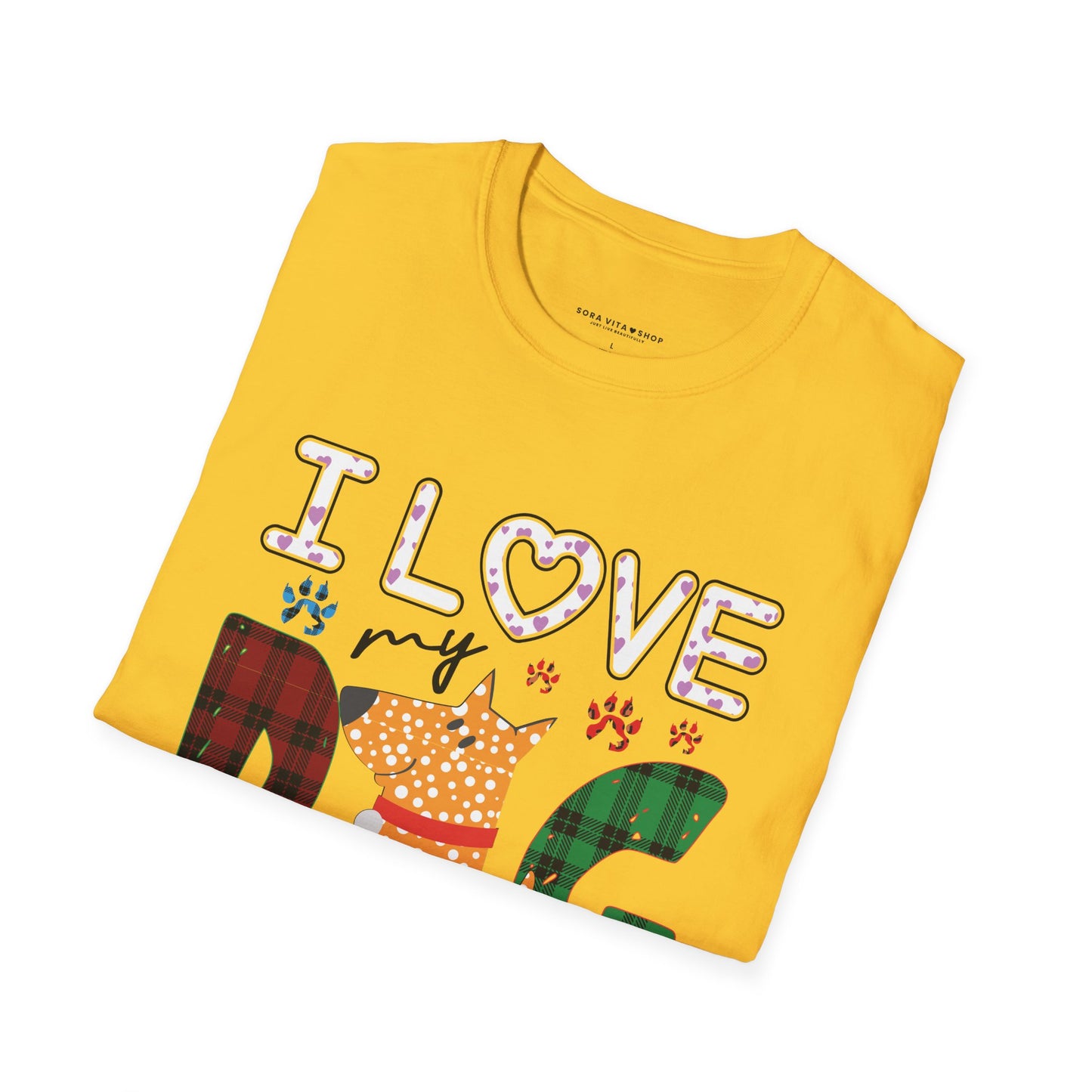 I Love My Dog Softstyle Tee | Cute Unisex Comfort for Timeless Comfort & Everyday Essential Tee