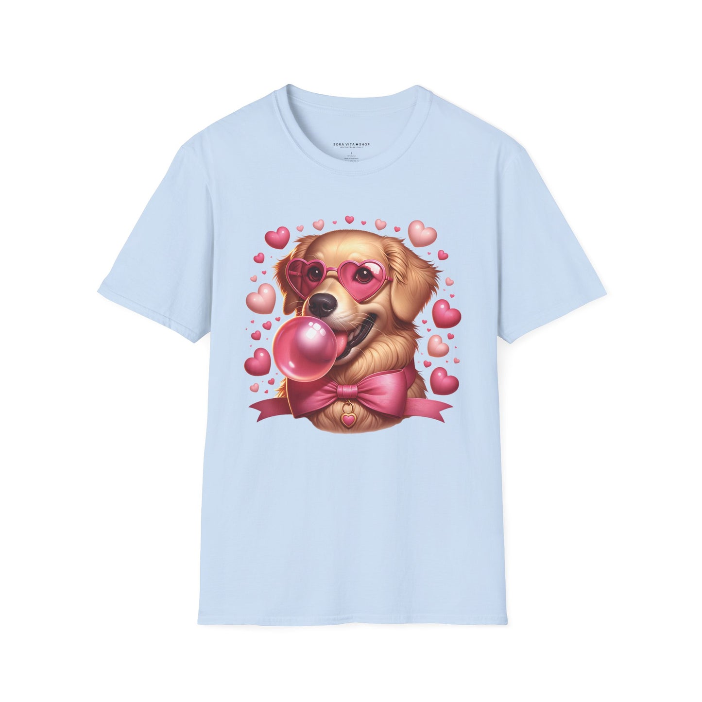 Golden Retriever Love Tee | Softstyle Comfort for Dog Lovers, Valentineās Day & Everyday Joy