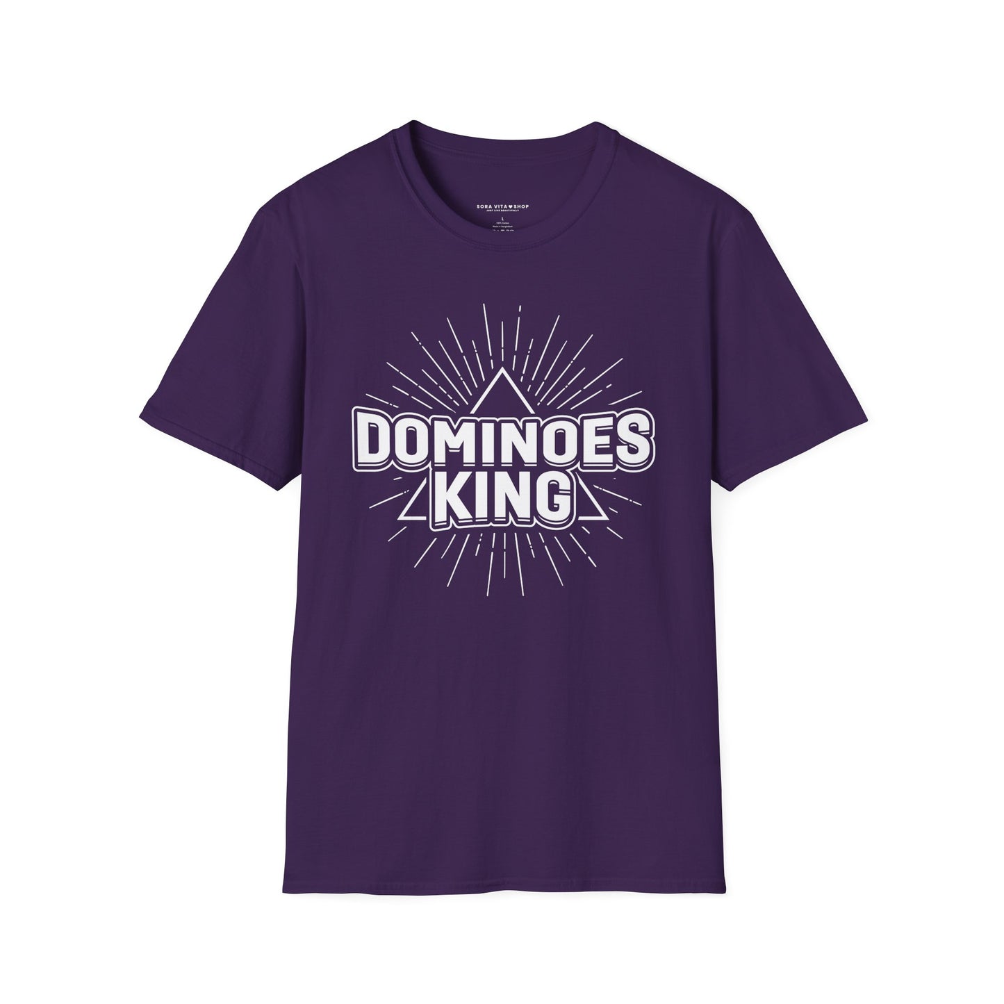 Dominoes King Softstyle Tee – Game Night Champion Style, All‑Day Comfort, Perfect Gift for Domino Lovers & Board Game Fans