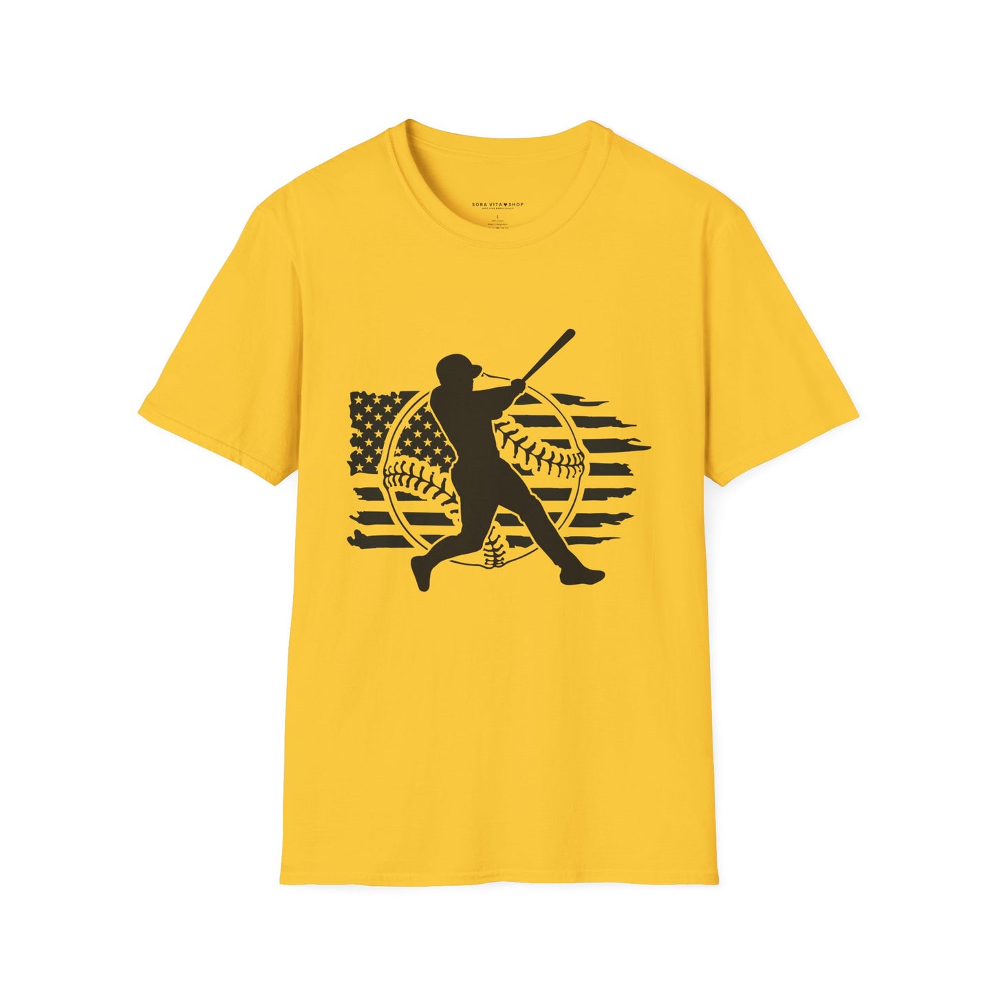Home Run Comfort – Baseball Fan Unisex Softstyle Tee | All‑Day Wear, Game‑Day Energy, Perfect Gift for Lovers Players