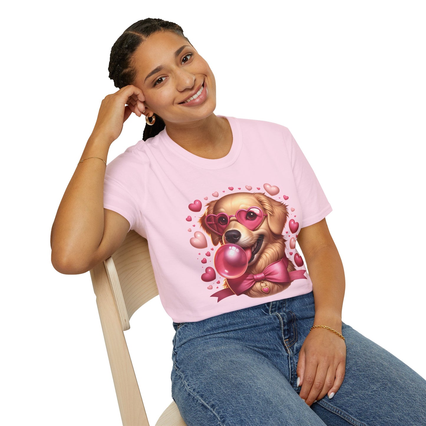 Golden Retriever Love Tee | Softstyle Comfort for Dog Lovers, Valentineās Day & Everyday Joy
