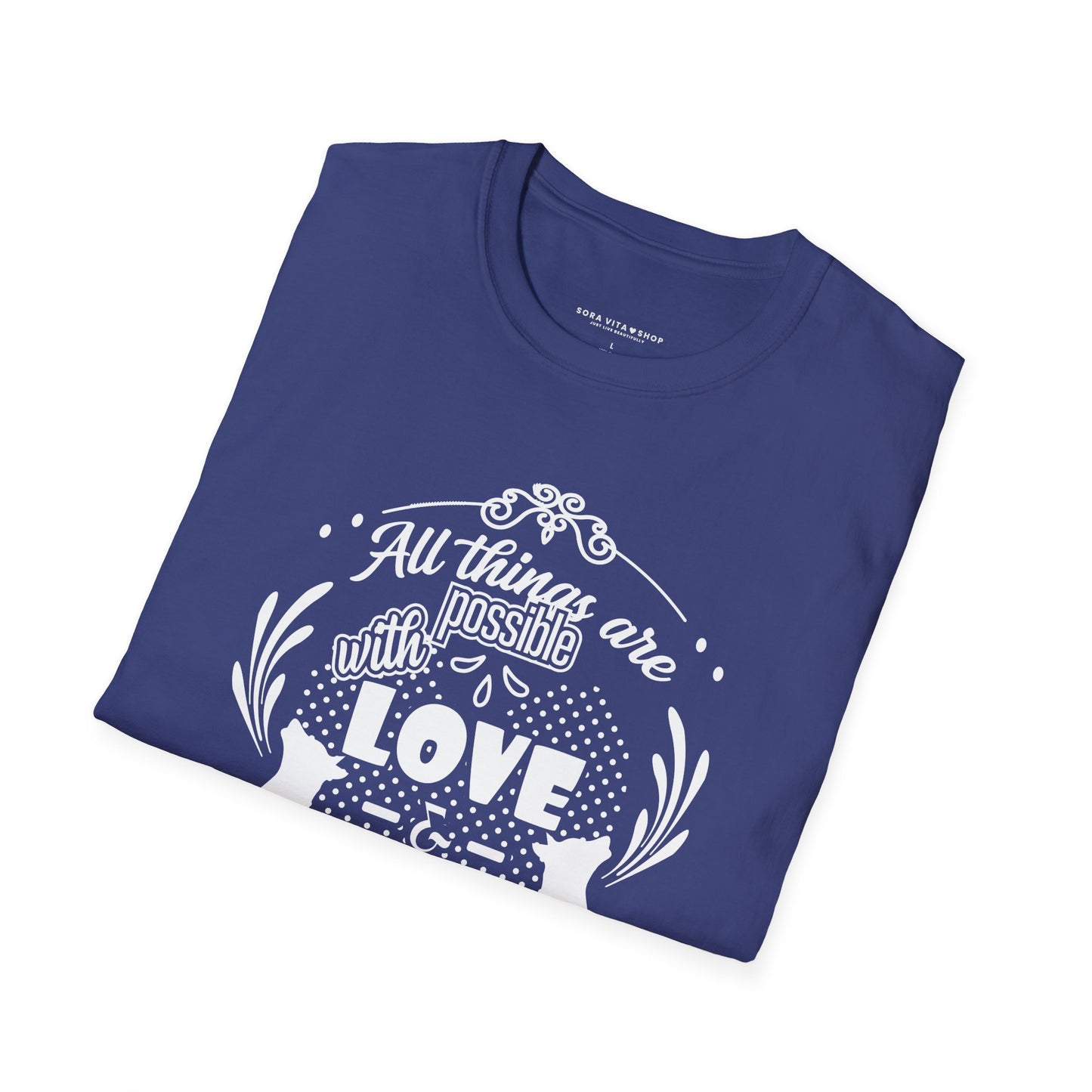 Dog Lover’s Quote Tee | Softstyle Comfort for Pet Parents, Dog Walkers & Everyday Animal Lovers