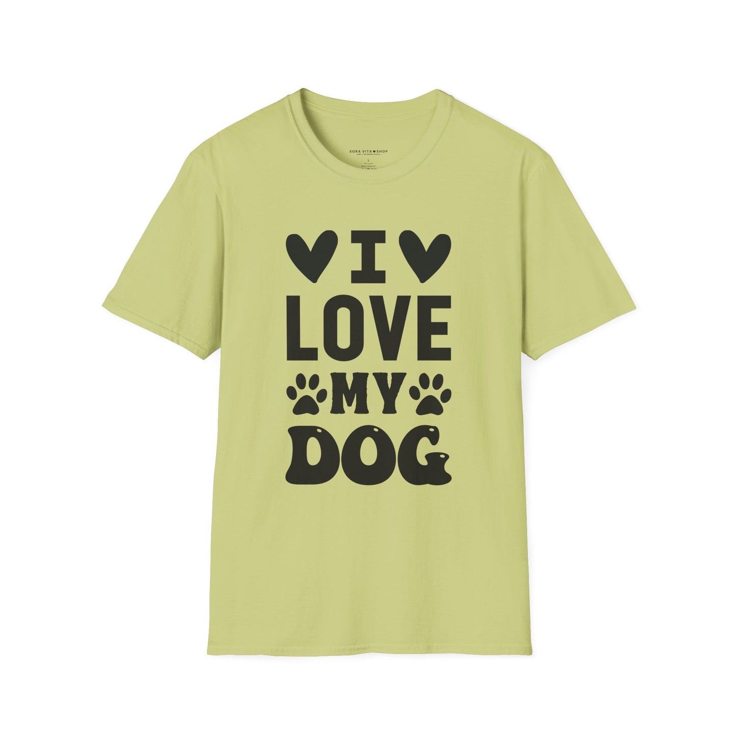 I Love My Dog Softstyle Tee | Unisex Comfort for Pet Parents, Dog Moms & Everyday Animal Lovers