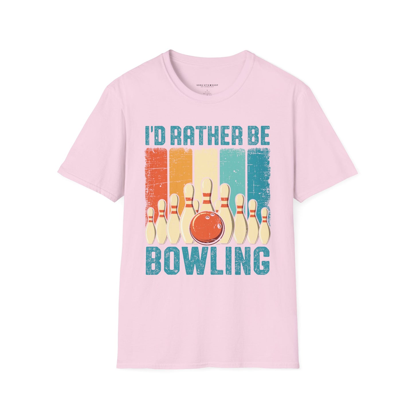 I’d Rather Be Bowling Softstyle Tee – All‑Day Comfort, Fun Game Night Vibes, Perfect Gift for Bowlers & League Legends