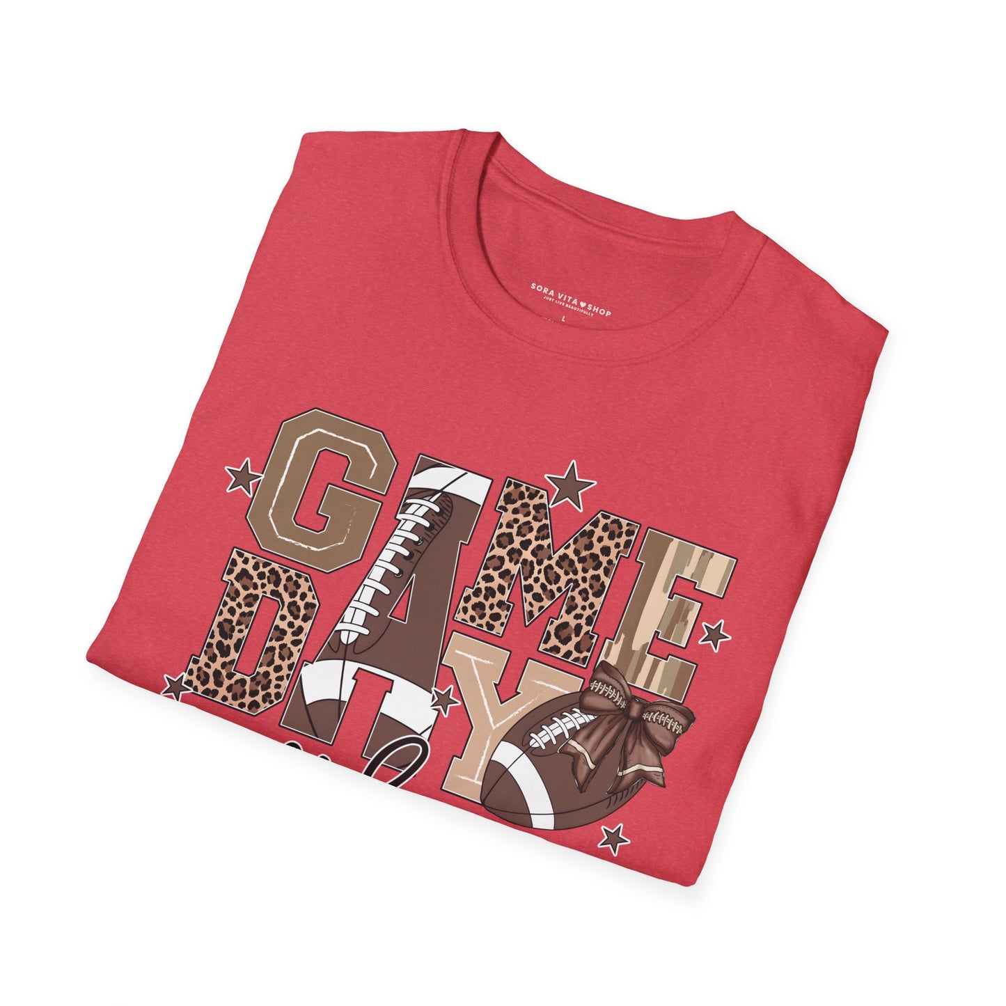 Game Day Vibes Softstyle Tee – All‑Day Comfort, Bold Team Spirit, Perfect for Tailgates, Watch Parties & Sports Fans