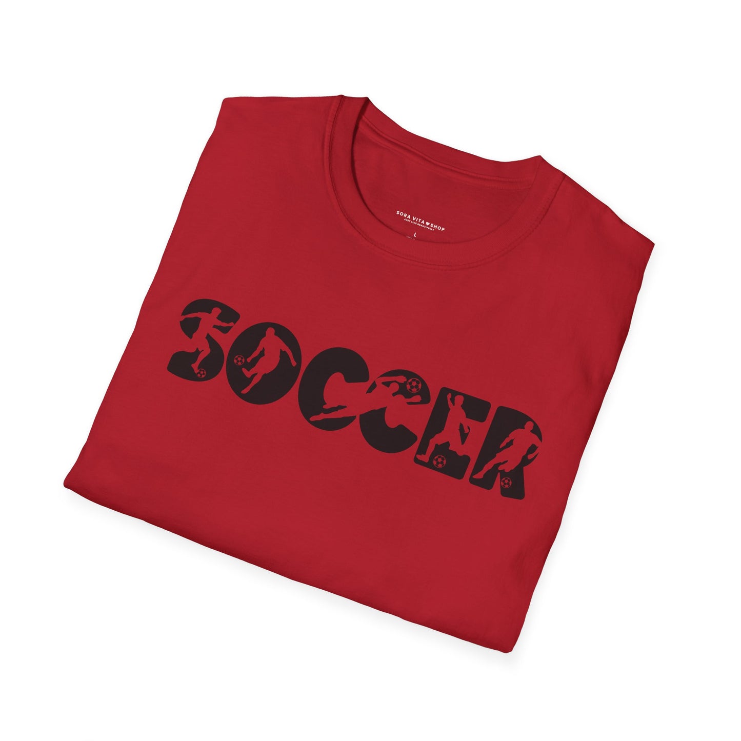 Goal‑Getter Comfort – Soccer Fan Unisex Softstyle Tee | All‑Day Wear, Game‑Day Energy, Perfect Gift for Players & Supporters