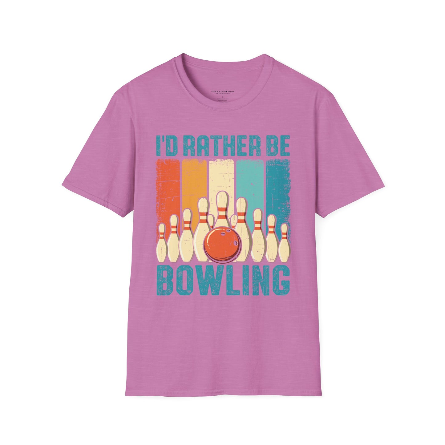 I’d Rather Be Bowling Softstyle Tee – All‑Day Comfort, Fun Game Night Vibes, Perfect Gift for Bowlers & League Legends