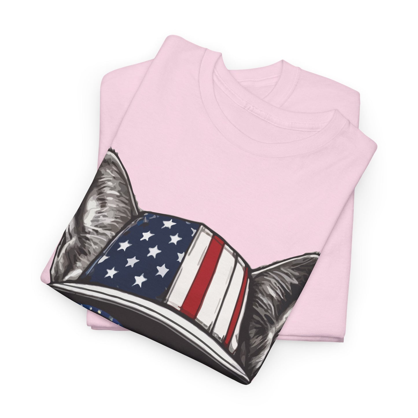 Patriotic Cat T‑Shirt – Festive USA Sunglasses Tee for Proud Pet Lovers & Summer Celebrations