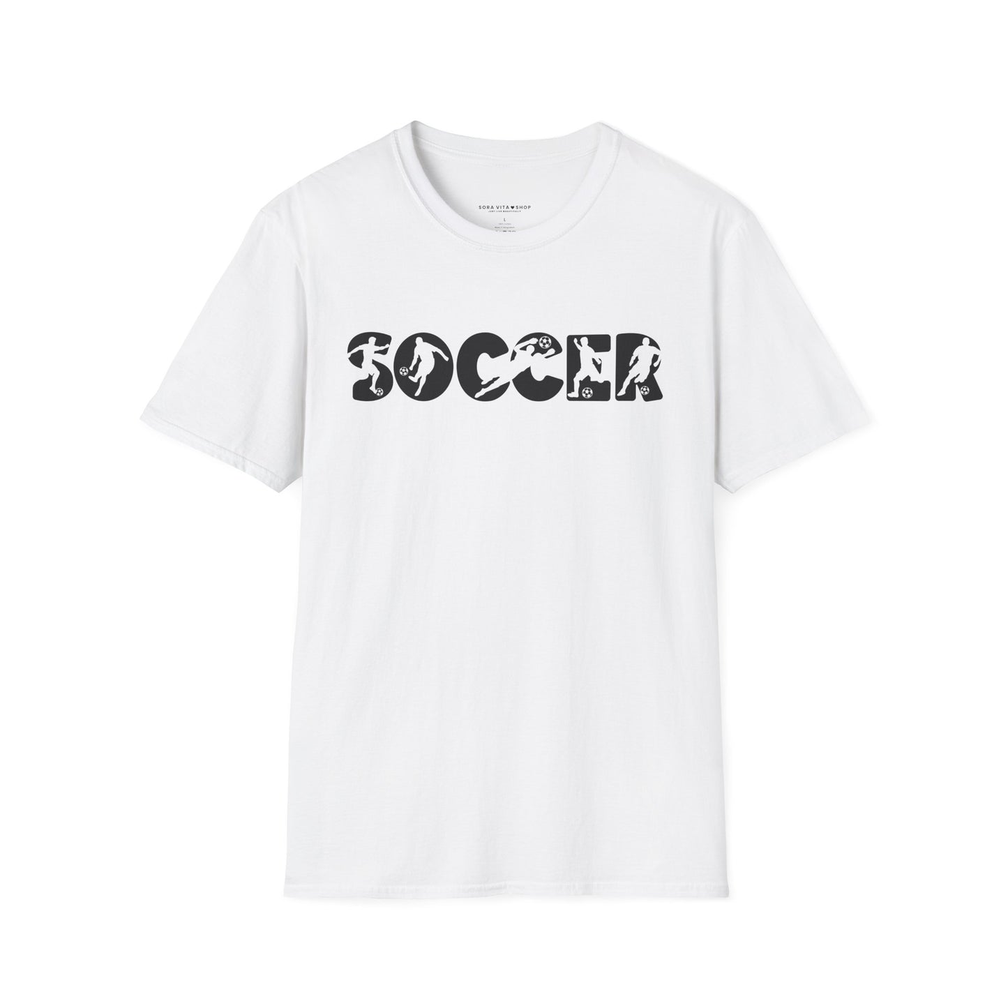 Goal‑Getter Comfort – Soccer Fan Unisex Softstyle Tee | All‑Day Wear, Game‑Day Energy, Perfect Gift for Players & Supporters
