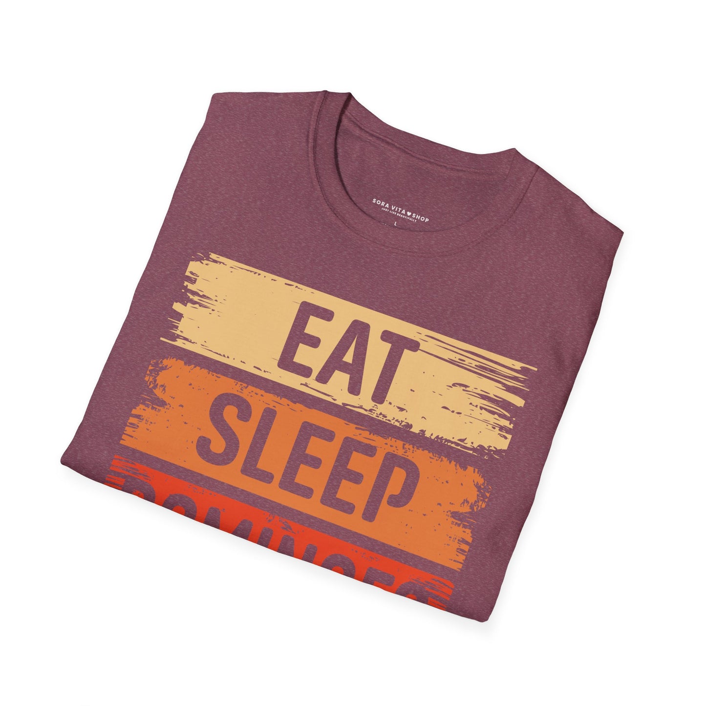 Eat Sleep Baseball Repeat T‑Shirt – Funny Baseball Lover Tee for Game Days, Players & Fans