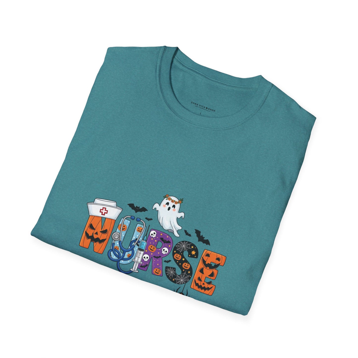 Halloween Ghost Graphic Tee – Spooky Season Unisex Shirt for Parties, Trick‑or‑Treating & Fall Fun