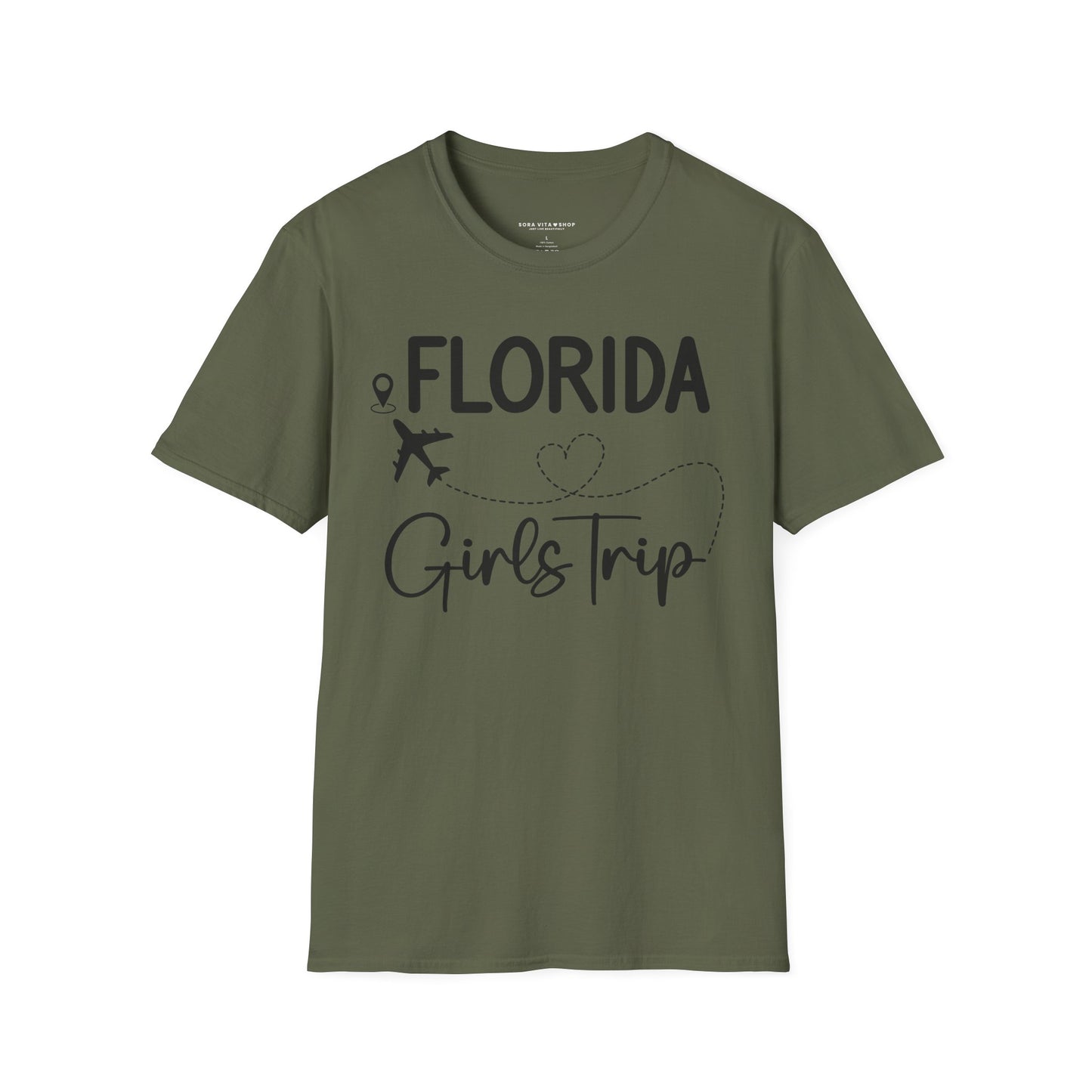 Girls Trip Florida Softstyle Tee – Vibrant Vacation Vibes, All‑Day Comfort, Perfect Gift for Summer Getaways & Beach Besties