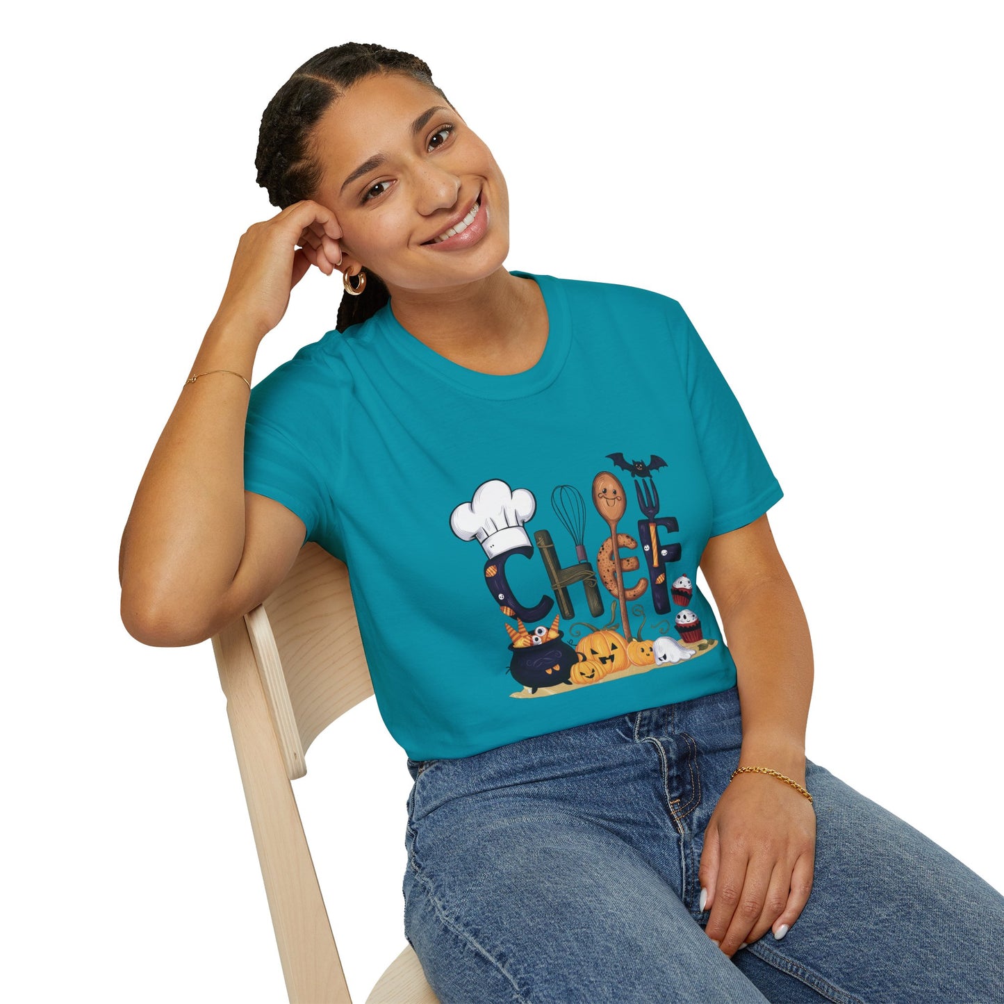 Halloween Chef Tee – Funny & Cute Cooking Shirt for Festive Food Lovers