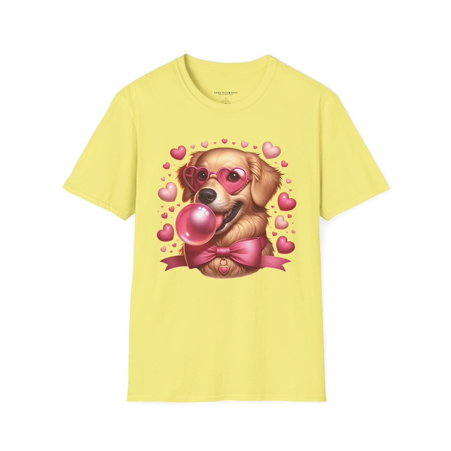 Golden Retriever Love Tee | Softstyle Comfort for Dog Lovers, Valentineās Day & Everyday Joy