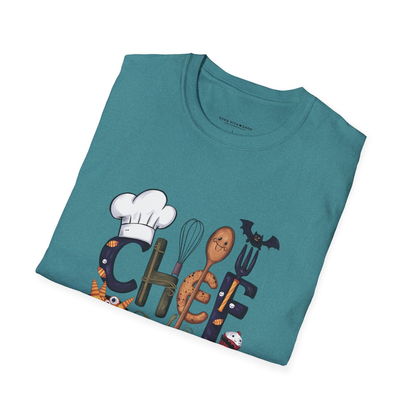 Halloween Chef Tee – Funny & Cute Cooking Shirt for Festive Food Lovers