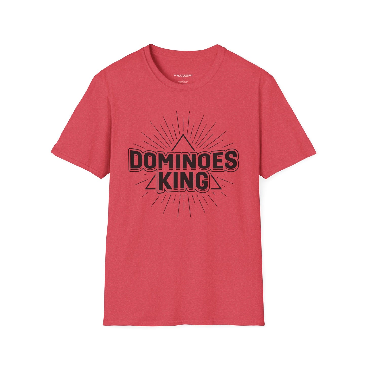 Dominoes King Softstyle Tee – Game Night Champion Style, All‑Day Comfort, Perfect Gift for Domino Lovers & Board Game Fans