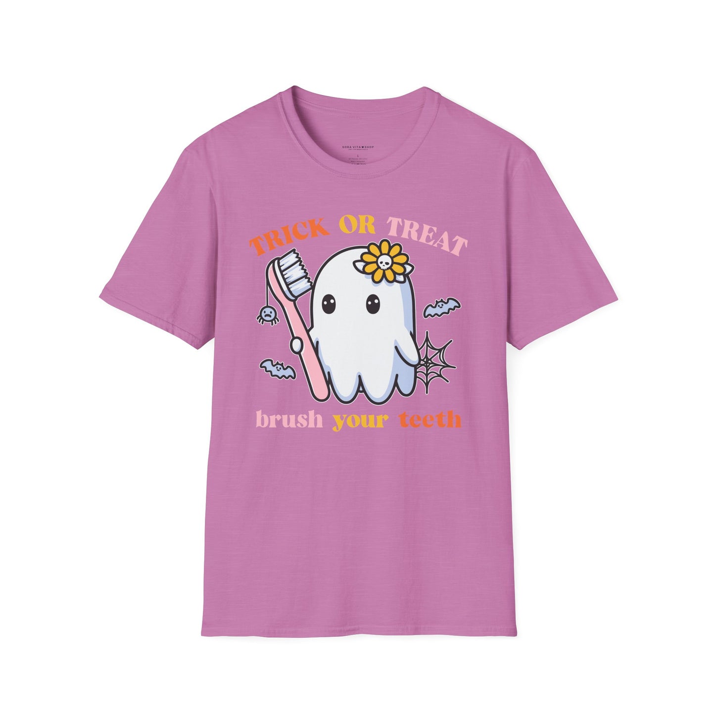Halloween Tooth Care Ghost Tee – Fun Spooky Season Shirt for Kids & Adults, Trick‑or‑Treat & Party Ready