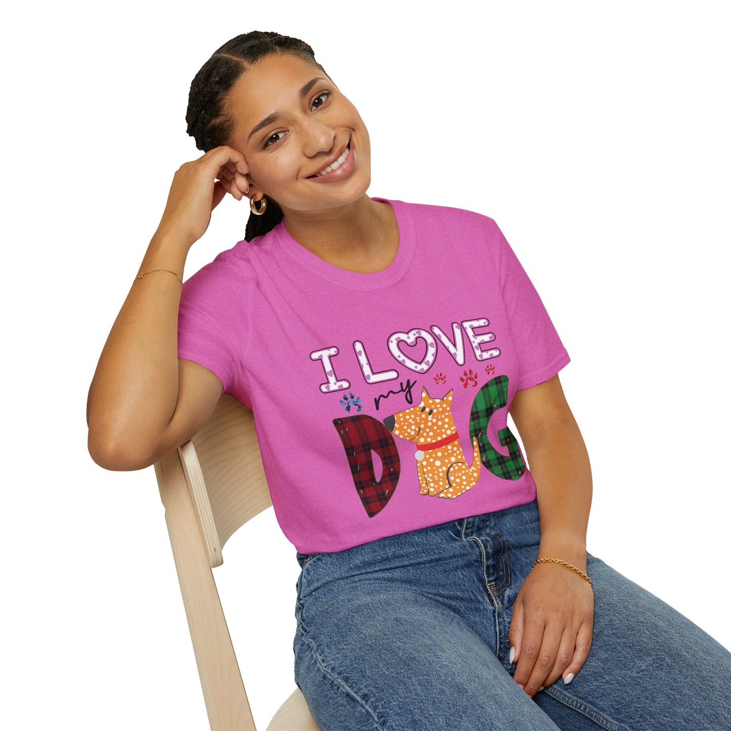 I Love My Dog Softstyle Tee | Cute Unisex Comfort for Timeless Comfort & Everyday Essential Tee