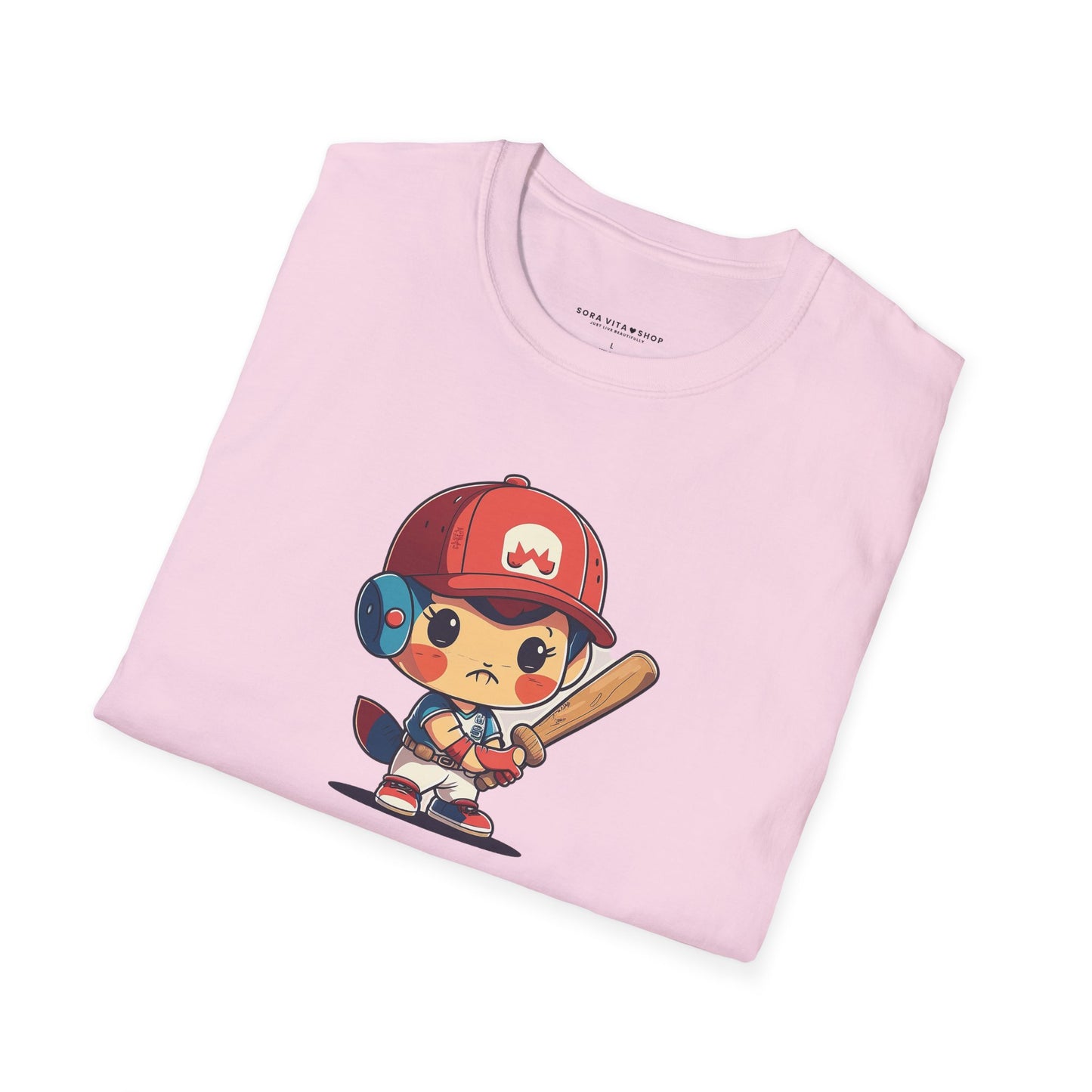 Cute Baseball Kid Softstyle Tee ⚾ | Playful Unisex Comfort for Sports Lovers, Summer Fun & Everyday Joy