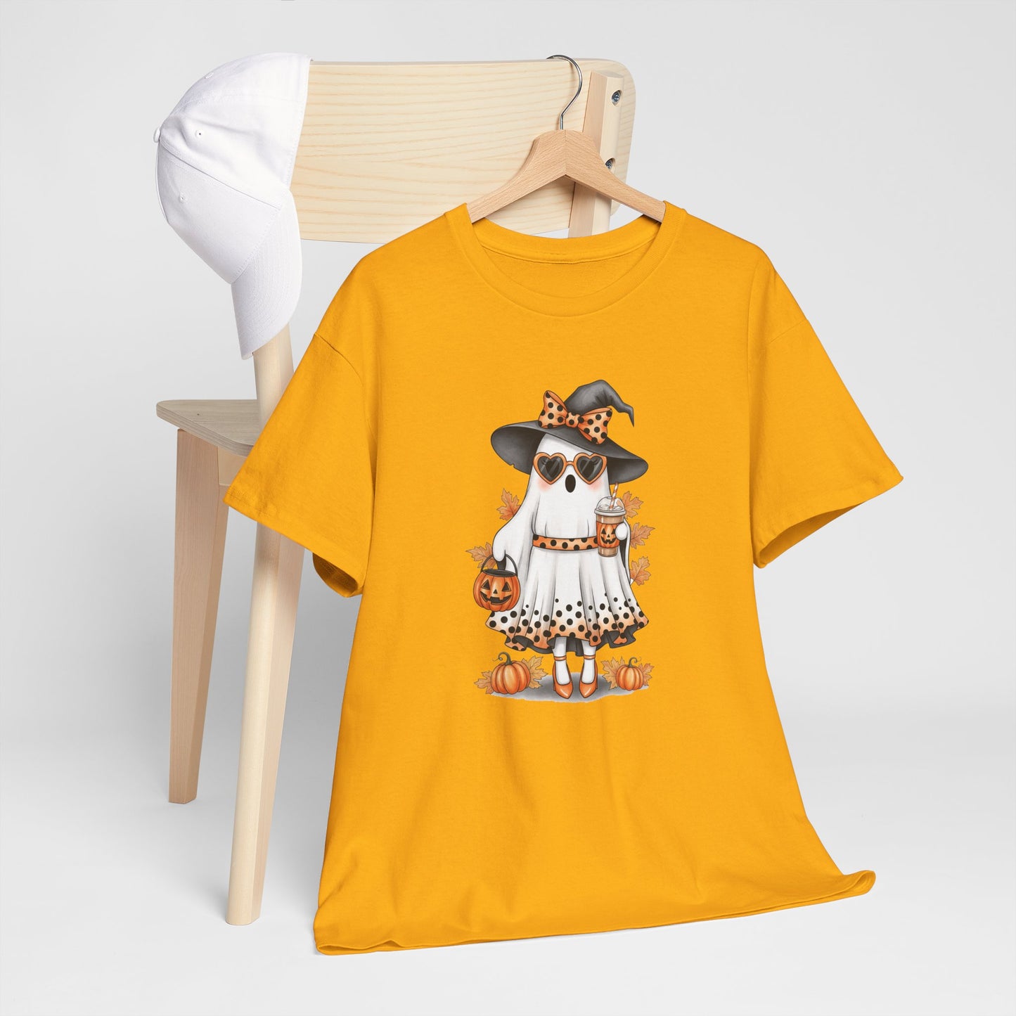 Spooky‑Cute Halloween Bunny Tee | Unisex Heavy Cotton Comfort for Fall Fun & Trick‑or‑Treat Vibes