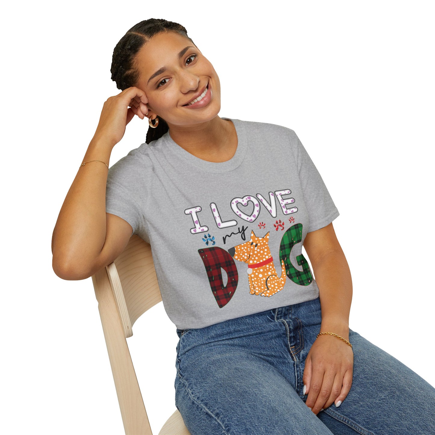I Love My Dog Softstyle Tee | Cute Unisex Comfort for Timeless Comfort & Everyday Essential Tee