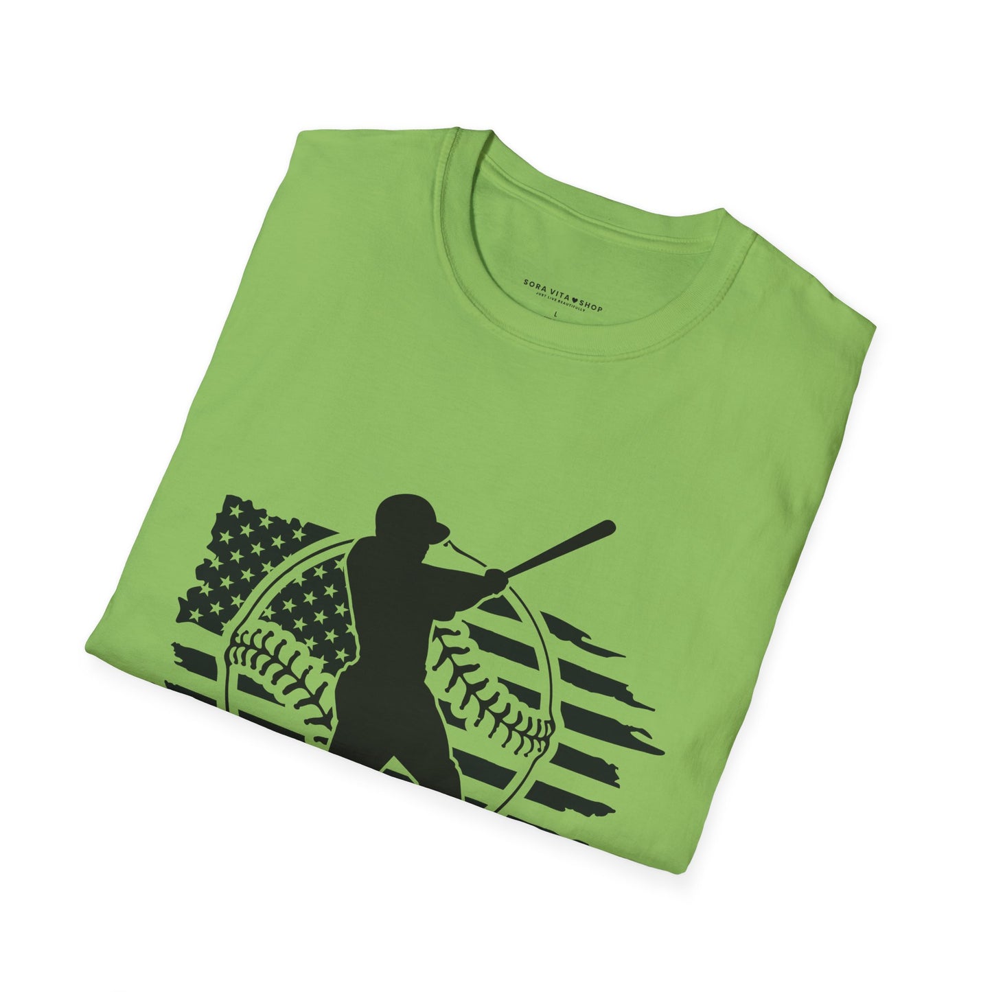 Home Run Comfort – Baseball Fan Unisex Softstyle Tee | All‑Day Wear, Game‑Day Energy, Perfect Gift for Lovers Players