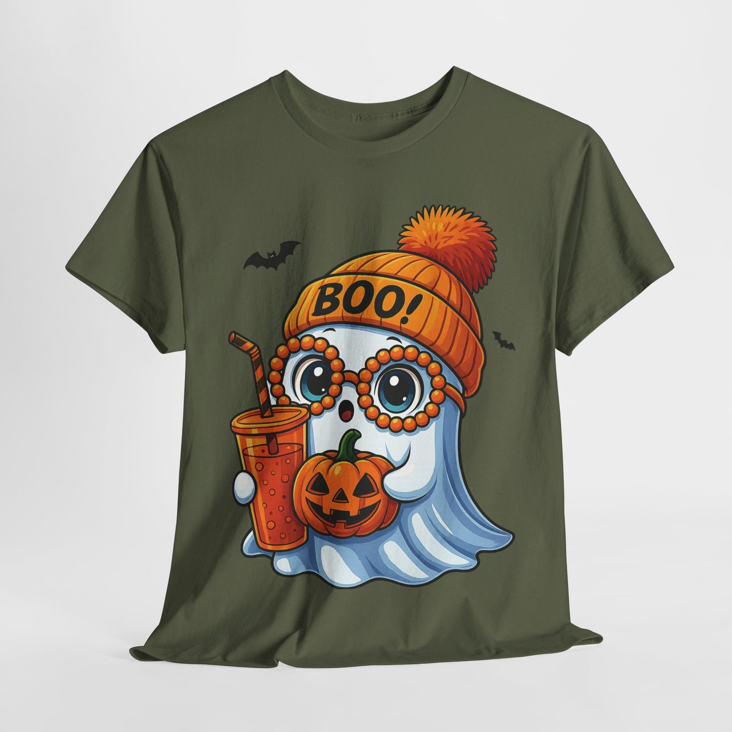 Boo‑tiful Ghost Halloween Tee 👻 | Spooky‑Cute Unisex Heavy Cotton Comfort for Fall Fun & Festive Vibes