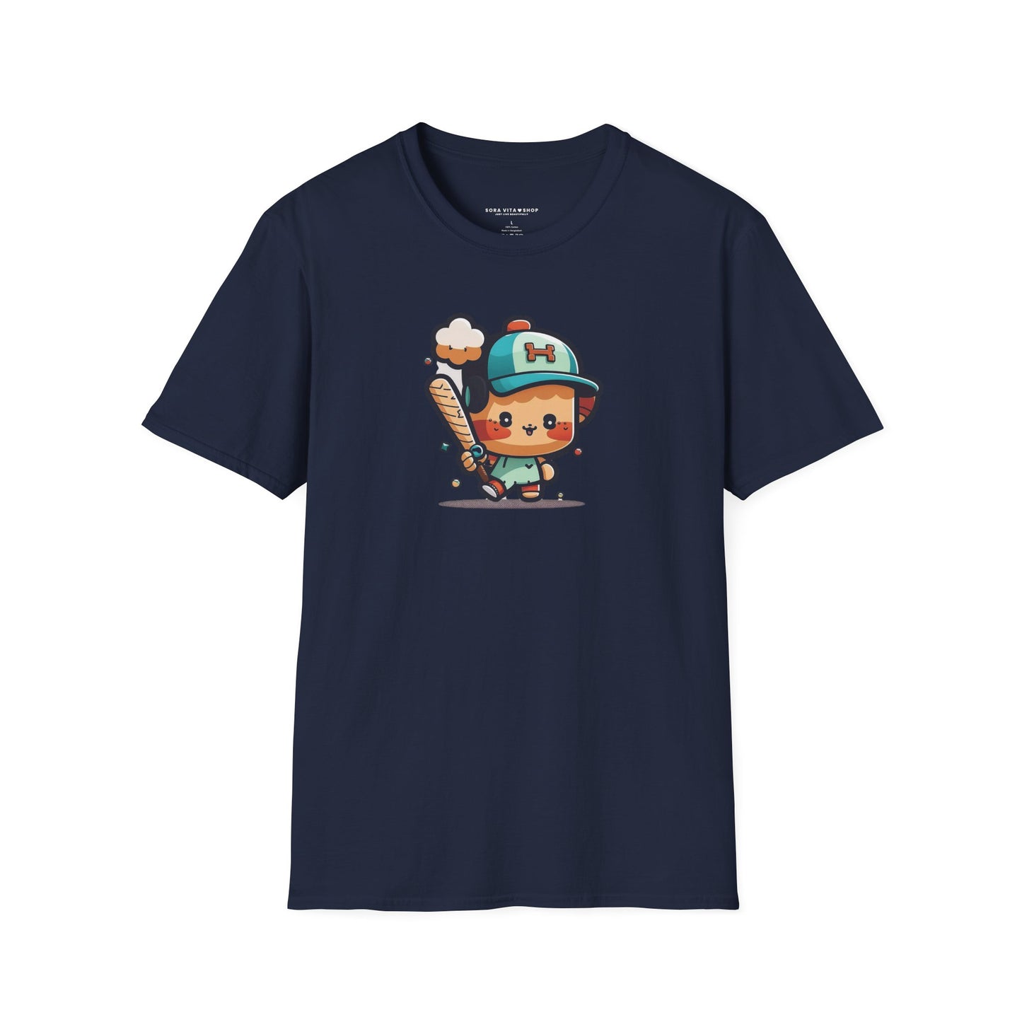 Cute Kid’s Baseball Softstyle Tee | Fun Unisex Comfort for Summer Play, Sports Fans & Everyday Joy