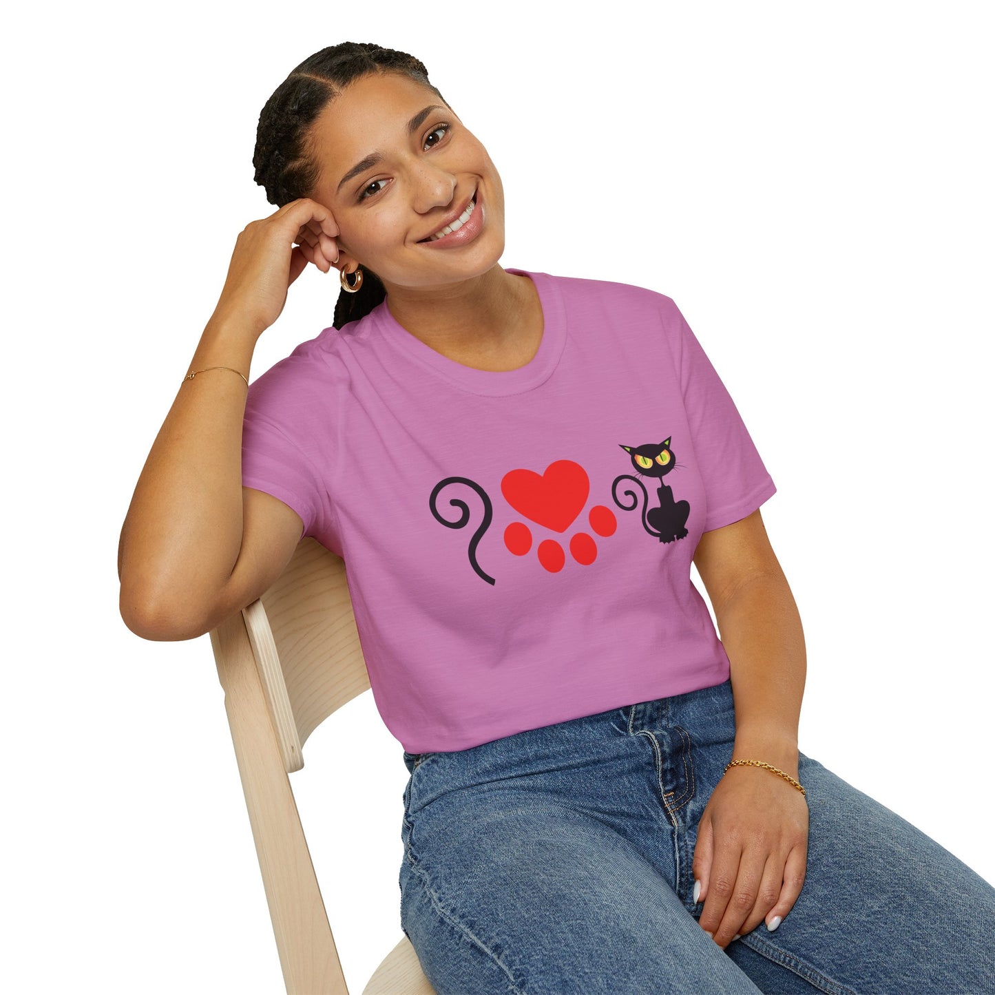 Cute Cat Lover Tee | Cozy Softstyle Shirt for Pet Adoption Fans & Animal Advocates
